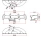 Turbo manifold for Ford Endura 1.3 8V with T25 flange and "L" wastegate connection