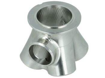 4-Cyl. CNC stainless steel V-Band collector for TiAL...