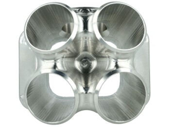 4-Cyl. T3 flange stainless steel collector for Garrett GTX / BorgWarner EFR / AirWerks - with 38mm Wastegate port