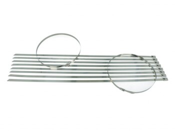 Metal Cable Ties - 50cm - Set of 10