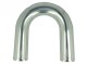Aluminium elbow 180° with 89mm diameter, Mandrel bent, polished
