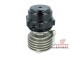 Wastegate TiAL F46P, schwarz, 1,0 bar